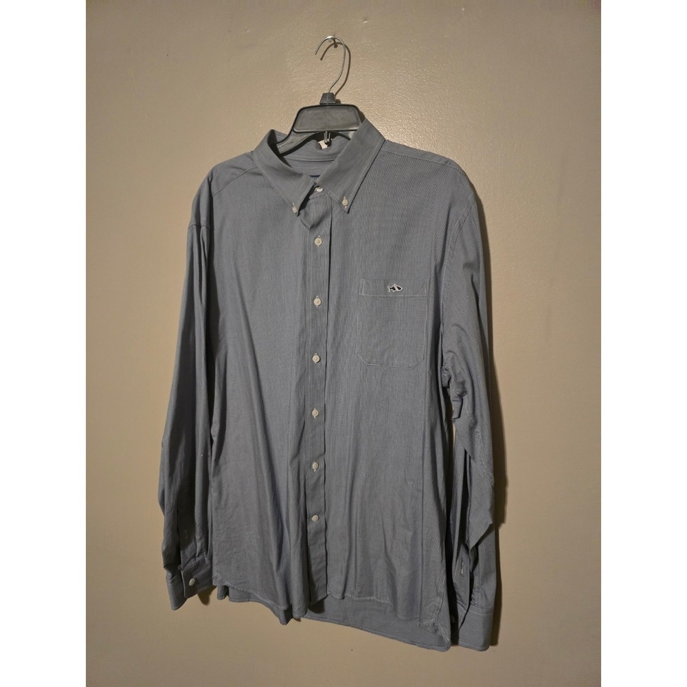 Fish Hippie Rowe Performance L/S Shirt X-Large‎ XL Blue